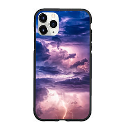 Чехол iPhone 11 Pro матовый Stormy sky