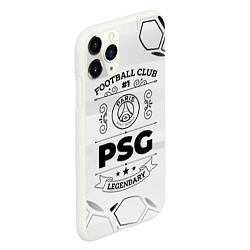 Чехол iPhone 11 Pro матовый PSG Football Club Number 1 Legendary, цвет: 3D-белый — фото 2