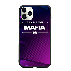 Чехол iPhone 11 Pro матовый Mafia Gaming Champion: рамка с лого и джойстиком н