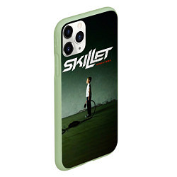 Чехол iPhone 11 Pro матовый Comatose - Skillet, цвет: 3D-салатовый — фото 2