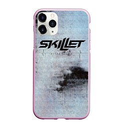 Чехол iPhone 11 Pro матовый Vital Signs - Skillet, цвет: 3D-розовый