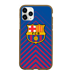 Чехол iPhone 11 Pro матовый Barcelona Абстракция, цвет: 3D-коричневый