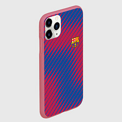 Чехол iPhone 11 Pro матовый Fc barcelona барселона fc абстракция, цвет: 3D-малиновый — фото 2