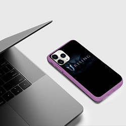 Чехол iPhone 11 Pro матовый Logo V Rising, цвет: 3D-фиолетовый — фото 2