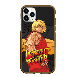 Чехол iPhone 11 Pro матовый Кен Мастерс - Street Fighter