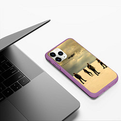 Чехол iPhone 11 Pro матовый Surviving The Game - Skillet, цвет: 3D-фиолетовый — фото 2