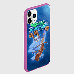 Чехол iPhone 11 Pro матовый My singing monsters СМЫЧОРОГ Bowgart, цвет: 3D-фиолетовый — фото 2