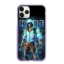Чехол iPhone 11 Pro матовый Fortnite Surf Strider Кульный чувак Video game, цвет: 3D-светло-сиреневый