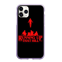 Чехол iPhone 11 Pro матовый Running Up That Hill, цвет: 3D-светло-сиреневый