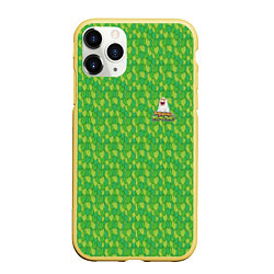 Чехол iPhone 11 Pro матовый My singing monsters листва, цвет: 3D-желтый