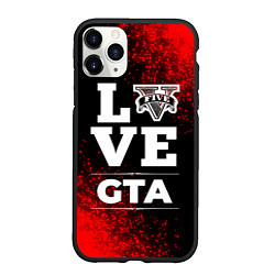 Чехол iPhone 11 Pro матовый GTA Love Классика