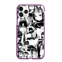 Чехол iPhone 11 Pro матовый Komi san pattern