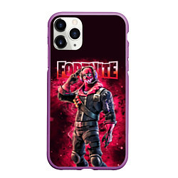 Чехол iPhone 11 Pro матовый Fortnite Raptor Skin Video game