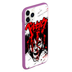 Чехол iPhone 11 Pro матовый БЕРСЕРК ГАТС BERSERK, цвет: 3D-фиолетовый — фото 2