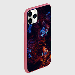 Чехол iPhone 11 Pro матовый Синие и Красные Коралловые Рифы, цвет: 3D-малиновый — фото 2
