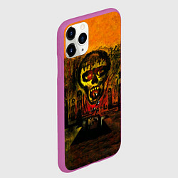 Чехол iPhone 11 Pro матовый Seasons In The Abyss - Slayer, цвет: 3D-фиолетовый — фото 2