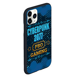 Чехол iPhone 11 Pro матовый Игра Cyberpunk 2077: PRO Gaming, цвет: 3D-черный — фото 2