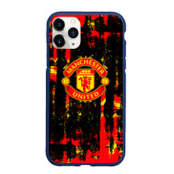 Чехол iPhone 11 Pro матовый Manchester united краска