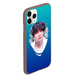 Чехол iPhone 11 Pro матовый SUGA BTS, цвет: 3D-коричневый — фото 2