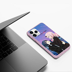 Чехол iPhone 11 Pro матовый Love is war Госпожа Кагуя - Синомия, цвет: 3D-розовый — фото 2