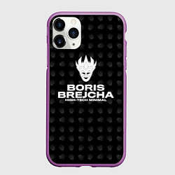 Чехол iPhone 11 Pro матовый Boris Brejcha High-Tech Minimal, цвет: 3D-фиолетовый