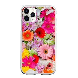 Чехол iPhone 11 Pro матовый BEAUTIFUL FLOWERS