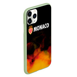 Чехол iPhone 11 Pro матовый Monaco монако туман, цвет: 3D-салатовый — фото 2