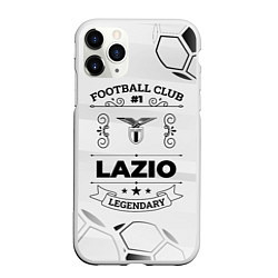Чехол iPhone 11 Pro матовый Lazio Football Club Number 1 Legendary, цвет: 3D-белый