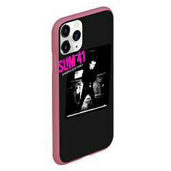 Чехол iPhone 11 Pro матовый Underclass Hero - Sum 41, цвет: 3D-малиновый — фото 2