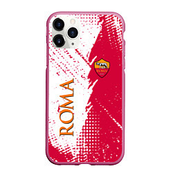 Чехол iPhone 11 Pro матовый Roma краска, цвет: 3D-малиновый