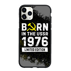 Чехол iPhone 11 Pro матовый Born In The USSR 1976 year Limited Edition, цвет: 3D-черный