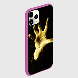 Чехол iPhone 11 Pro матовый System of a Down дебютный альбом, цвет: 3D-фиолетовый — фото 2
