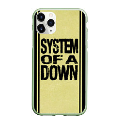 Чехол iPhone 11 Pro матовый System of a Down: 5 Album Bundle
