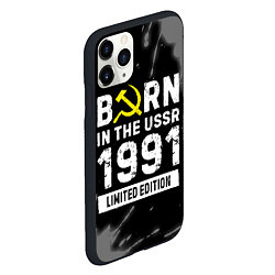 Чехол iPhone 11 Pro матовый Born In The USSR 1991 year Limited Edition, цвет: 3D-черный — фото 2
