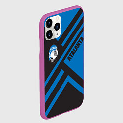 Чехол iPhone 11 Pro матовый Фанат клуба Аталанта, цвет: 3D-фиолетовый — фото 2