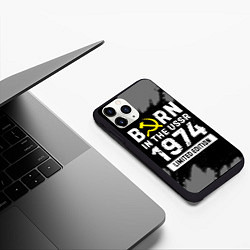 Чехол iPhone 11 Pro матовый Born In The USSR 1974 year Limited Edition, цвет: 3D-черный — фото 2