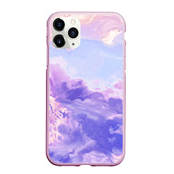 Чехол iPhone 11 Pro матовый Муссон Красок, цвет: 3D-розовый