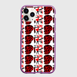 Чехол iPhone 11 Pro матовый BESSIE SMITH, цвет: 3D-фиолетовый