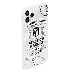 Чехол iPhone 11 Pro матовый Atletico Madrid Football Club Number 1 Legendary, цвет: 3D-белый — фото 2