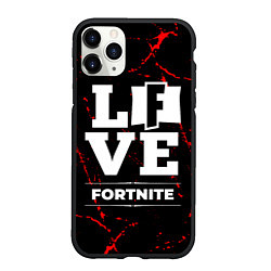 Чехол iPhone 11 Pro матовый Fortnite Love Классика, цвет: 3D-черный