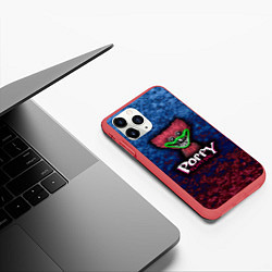 Чехол iPhone 11 Pro матовый Poppy playtime Haggy Waggy Хагги Вагги Поппи плейт, цвет: 3D-красный — фото 2