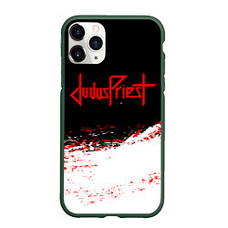 Чехол iPhone 11 Pro матовый Judas Priest текстура