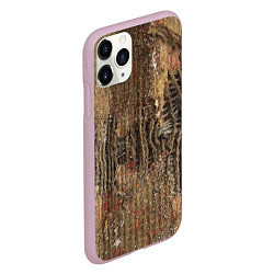 Чехол iPhone 11 Pro матовый Хайповая грязная рванина, цвет: 3D-розовый — фото 2