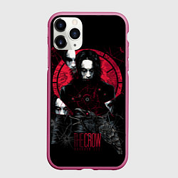 Чехол iPhone 11 Pro матовый Брэндон Ли - фильм Ворон, цвет: 3D-малиновый