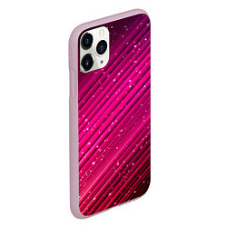 Чехол iPhone 11 Pro матовый Cosmic Radiance, цвет: 3D-розовый — фото 2