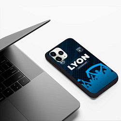 Чехол iPhone 11 Pro матовый Lyon Legendary Форма фанатов, цвет: 3D-черный — фото 2