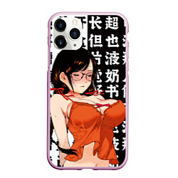 Чехол iPhone 11 Pro матовый Цубаса Ханэкава - monogatari series, цвет: 3D-розовый