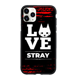 Чехол iPhone 11 Pro матовый Stray Love Классика, цвет: 3D-черный