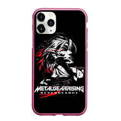 Чехол iPhone 11 Pro матовый Metal Gear Rising - game hero