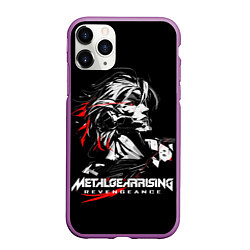 Чехол iPhone 11 Pro матовый Metal Gear Rising - game hero, цвет: 3D-фиолетовый